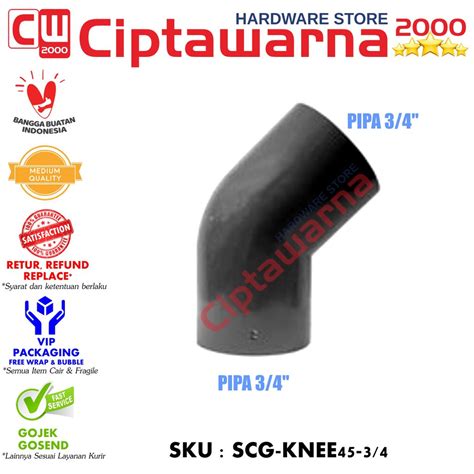 Jual Knee Derajat Aw Elbow Derajat Inch Aw Scg Cw