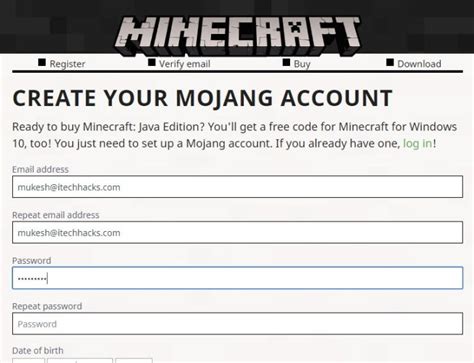 Free Premium Minecraft Accounts Passwords Widget Box