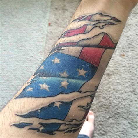 American Flag Tattoos for Men - Ideas and Designs for Guys