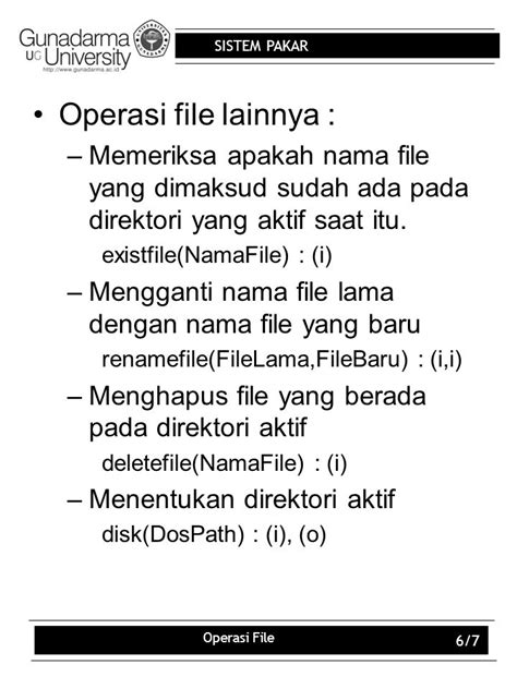 Operasi File Operasi File Ppt Download