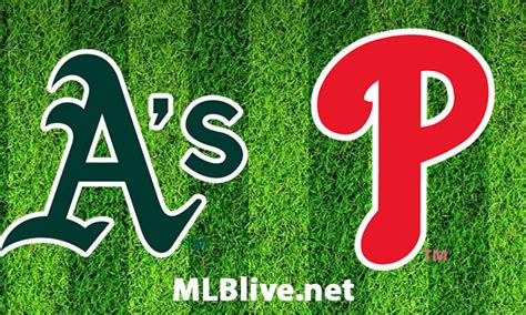 Oakland Athletics Vs Philadelphia Phillies Full Game Replay July