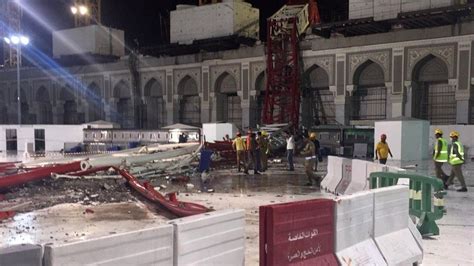 Mecca Crane Collapse Dead At Saudi Arabia S Grand Mosque Bbc News