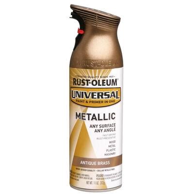 Rust Oleum Universal 11 Oz All Surface Metallic Antique Brass Spray