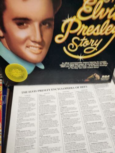 The Elvis Presley Story Candlelite Music Rca 5 Record Vinyl Box Set