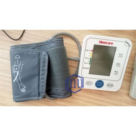 Jual Alat Cek Tekanan Darah Sinocare Tensimeter Digital Ba Shopee