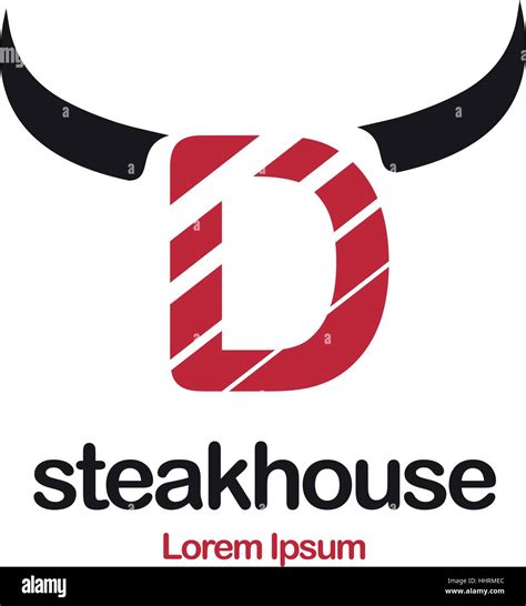 Steakhouse Logo Design Concept Stock Vector Image & Art - Alamy