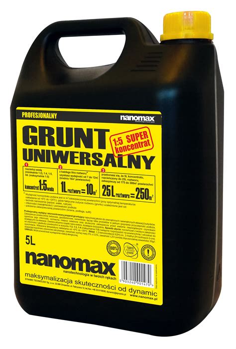 Nanomax Grunt Uniwersalny KONCENTRAT 1 5 Srebro 5L Nano Grunt Cena