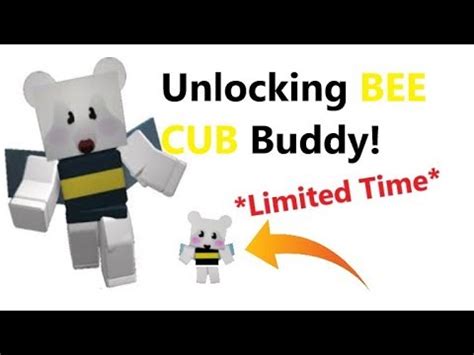 Unlocking Bee Cub Buddy Skin Roblox Bee Swarm Simulator YouTube