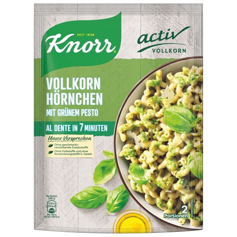 Knorr Activ Vollkorn H Rnchen Mit Gr Nem Pesto