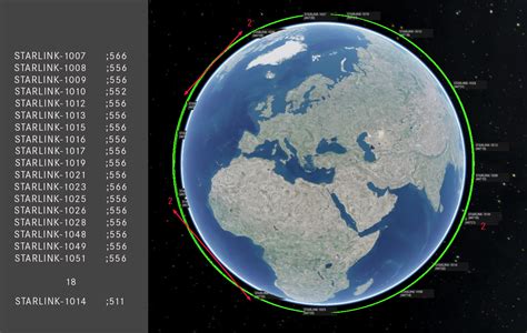 Starlink Ground Station Map