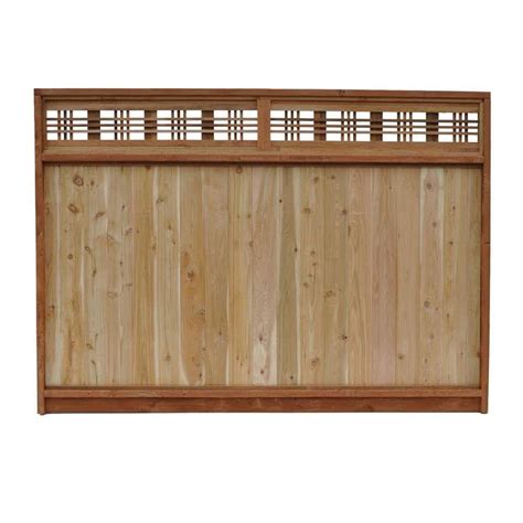 Signature Development 6 Ft H X 8 Ft W Western Red Cedar Horizontal