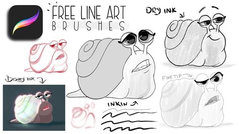 What Are The BEST Brushes For Linework Inking To Use In Procreate