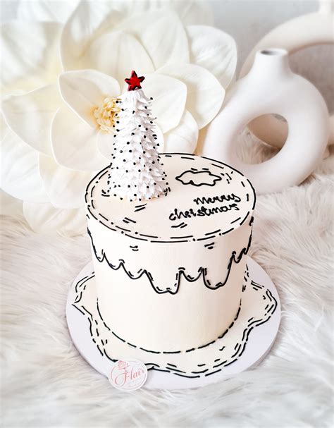 Comic Cake - Christmas Comic Cake - Flair Cake Boutique