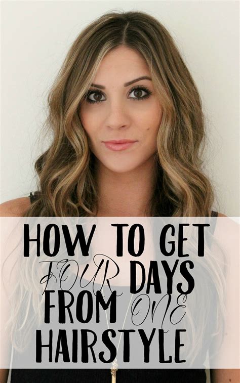 Beauty How To Get Four Days From One Hairstyle Lauren Mcbride