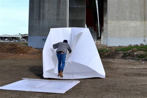 Alastair Pryors Pop Up Compact Shelters Inhabitat Green Design