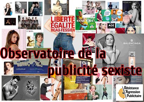 Lancement de lObservatoire de la publicité sexiste Résistance à l