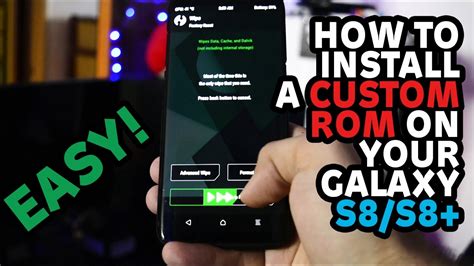 How To Flash A Custom Rom On Your Galaxy S8s8 Themoreyouknow Ep3 Youtube