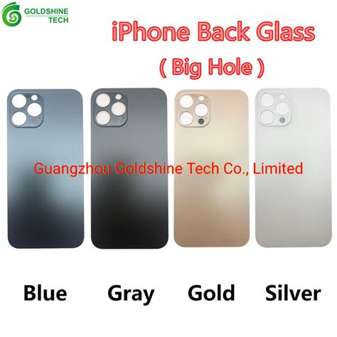 Wholesale Large Quantity Big Hole Back Glass With Logo For Iphone