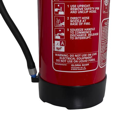 Ltr Water Fire Extinguisher Gloria W Dn Inc Vat