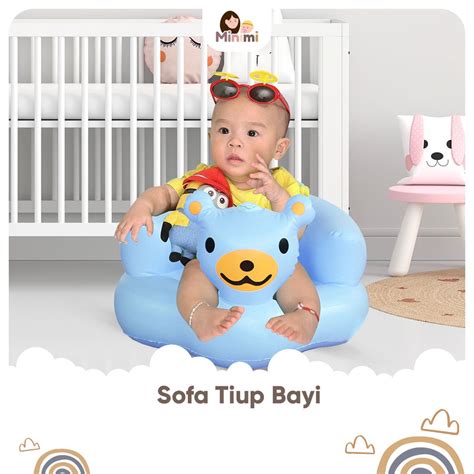 Jual Minimi Kursi Pompa Sofa Tiup Bayi Motif Bear Shopee Indonesia