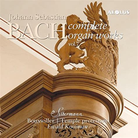 Amazon Co Jp Johann Sebastian Bach Complete Organ Works Played On