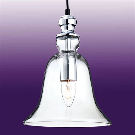 Omar Pendant Chrome With Clear Glass Firstlight 3411ch