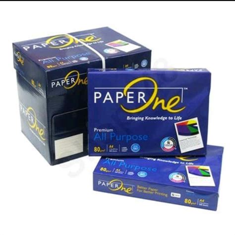 Jual Paper One 80gr A4 Kertas Fotocopy Kertas Print Kertas Paper