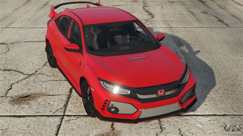 Honda Civic Type R Fk Light Brilliant Red For Gta 5