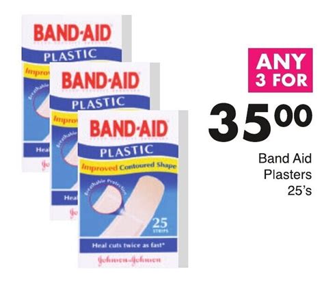 Band Aid Plasters 3 X 25s Offer At Save