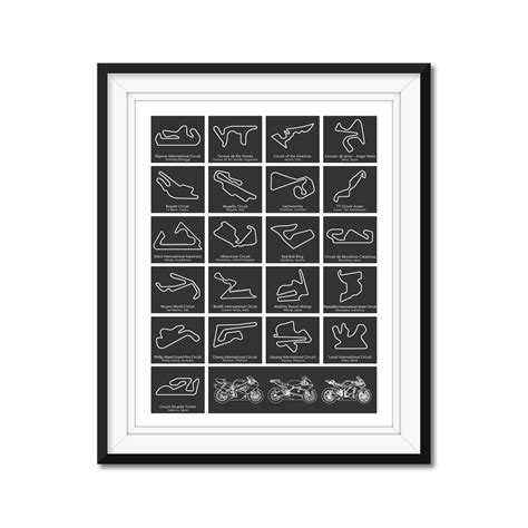 MotoGP Race Track Poster – Custom Car Posters