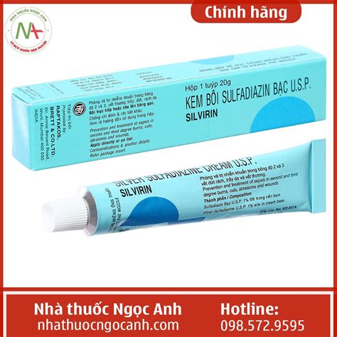 Thuốc Silver Sulfadiazine Kem Bôi Kháng Khuẩn Dùng Tại Chỗ