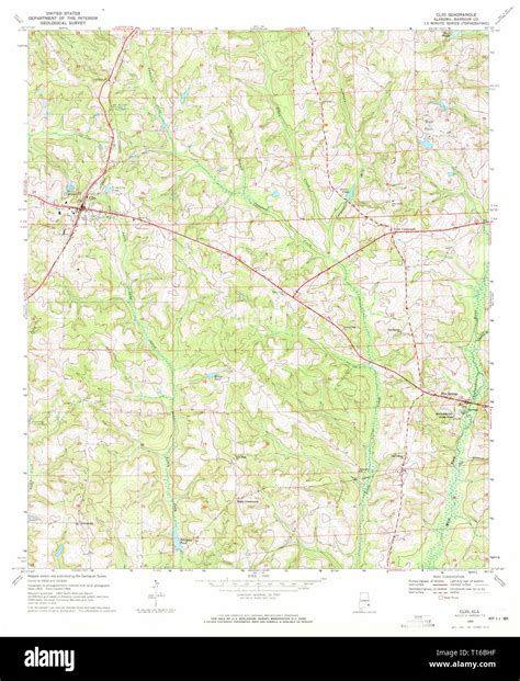 Clio alabama map hi-res stock photography and images - Alamy