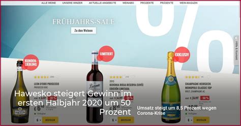 Hawesko Steigert Gewinn Im Ersten Halbjahr Um Prozent Wein