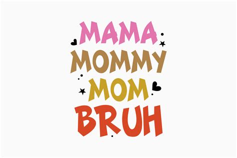 Mama Mommy Mom Bruh Mama Retro Svg Graphic By Svg Box · Creative Fabrica