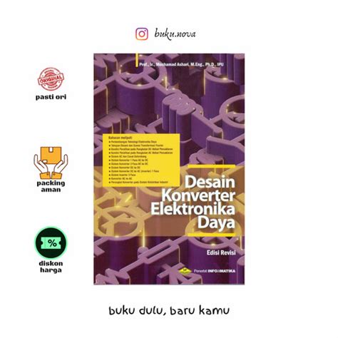 Jual Buku Desain Konverter Elektronika Daya Edisi Revisi Kab Bantul