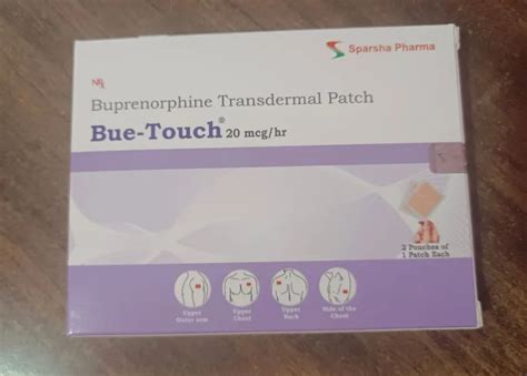 20mcg Buprenorphine Bue Touch Patch at Rs 1700 | Transdermal Analgesic Patch in Hyderabad | ID ...