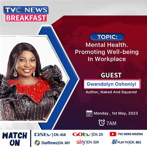 Tvc News On Twitter Author Naked And Squared Gwendolyn Oshoniyi Will