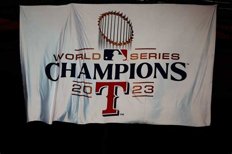 Texas Rangers World Series Banner Why Is It Wrinkled And Crooked