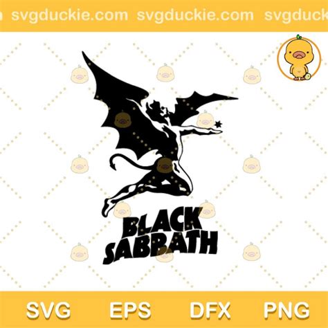 Black Sabbath Black Logo SVG, Sabbath Music SVG