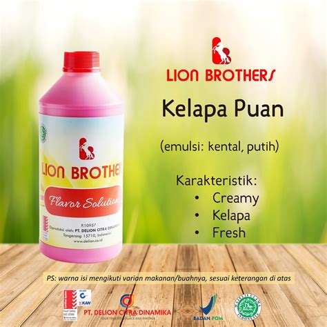 Jual PERISA KELAPA PUAN PASTA LION BROTHERS 1 KG Shopee Indonesia