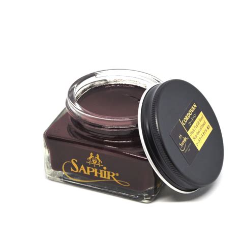 Saphir Cordovan Cream Shoe Polish Online | ShoeTree Project