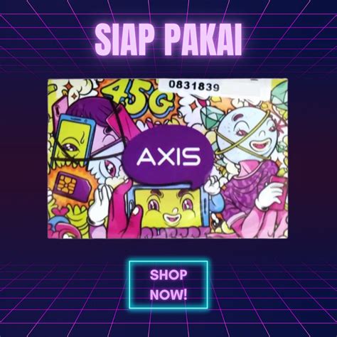 Jual Perdana Axis Siap Pakai Shopee Indonesia