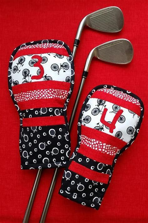 Golf Club Head Cover Lots Of Stripes Craftsy Golf Club Head Covers