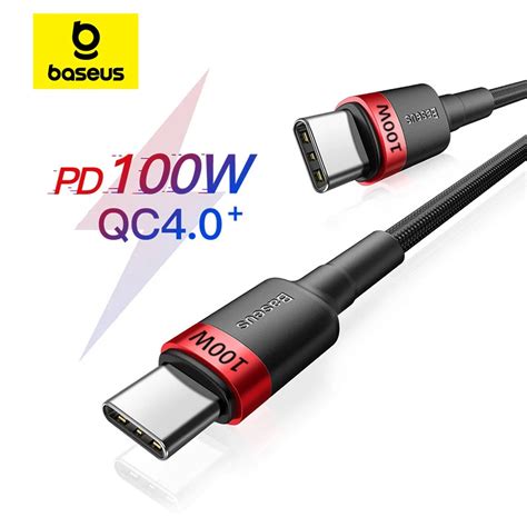 Baseus Usb C Zu Usb Typ C Kabel F R Iphone 15 Promax Macbook Schnell