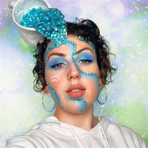 Stunning Aquarius Makeup Rave Makeup Halloween Eye Makeup Hair