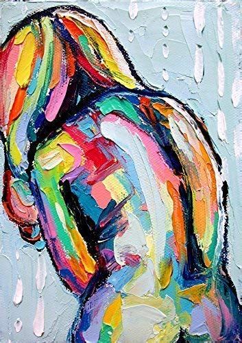 Amazon Abstract Girl Sexy Nude Woman Figure Oil Painting On Canvas