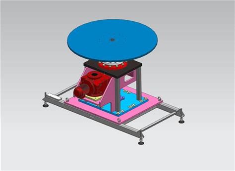 360°旋转工作台3d模型下载三维模型step模型 制造云 产品模型