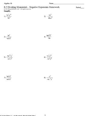 Dividing Exponents Complete With Ease AirSlate SignNow Worksheets