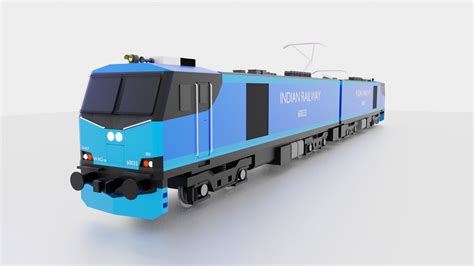 WAG 12B of Indian Railway 3D model | CGTrader