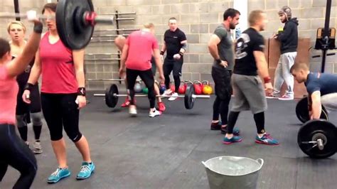 Crossfit Bath Teams During Their Dominance Series Wod 3 At Crossfit